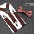 Kids Suspenders with Bowtie Fashion Children Bow Tie Set Boys Braces Girls Adjustable Baby Wedding - Visuel 20 | SAMAG