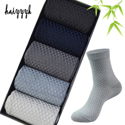 New Bamboo Fiber Men Socks Classic Deodorant Business | SAMAG