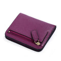 Fashion Split Leather Women Wallets Mini Purse Lady Small Leather Wallet with Coin Pocket