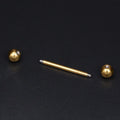 2 Pcs Tongue Piercing Titanium Plated Piercing Tongue Rings Bars Girls 14G Tongue Piercing Industrial Barbells Quality Body Ring
