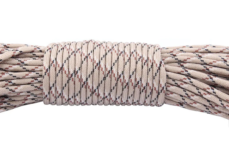 CAMPINGSKY Paracord 4mm 100ft 550 Paracord Parachute Cord Lanyard Rope for Hiking Camping