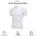 Mens Slimming Body Shaper Chest Compression Shirts Gynecomastia Abdomen Slim Vest  Tummy Control Shapewear Waist Trainer Corset