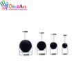 OlingArt Rubber Glass Beads High 6MM Quality 100PCS/Lot Candy Color Neon Matte Loose Handmade DIY Jewelry Making Bracelet