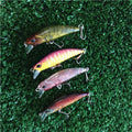 Tsurinoya 4PC 50mm 5g Sinking Minnow Artificial Bait for Trout Bass Fishing Wobbler Laser Hard Long Cast Fishing Lure DW63