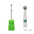 HYTOOS 11 Type Diamond Nail Drill Bit 3/32" Rotary Burr Manicure Cutters Electric Drill Accessories Nail Mills Tool