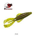 ESFISHING Hot Jigging Silicone Bait Rage Bug Craw 100mm Wobblers for Pike Bass Pesca Artificial Ned Fishing Lure Salts