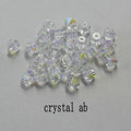 Buy 1 And Get 1 Free 4mm Shiny Crystal Beads Bicone Beads Glass Beads Loose Spacer Beads for bracelet DIY Jewelry Making  200pcs