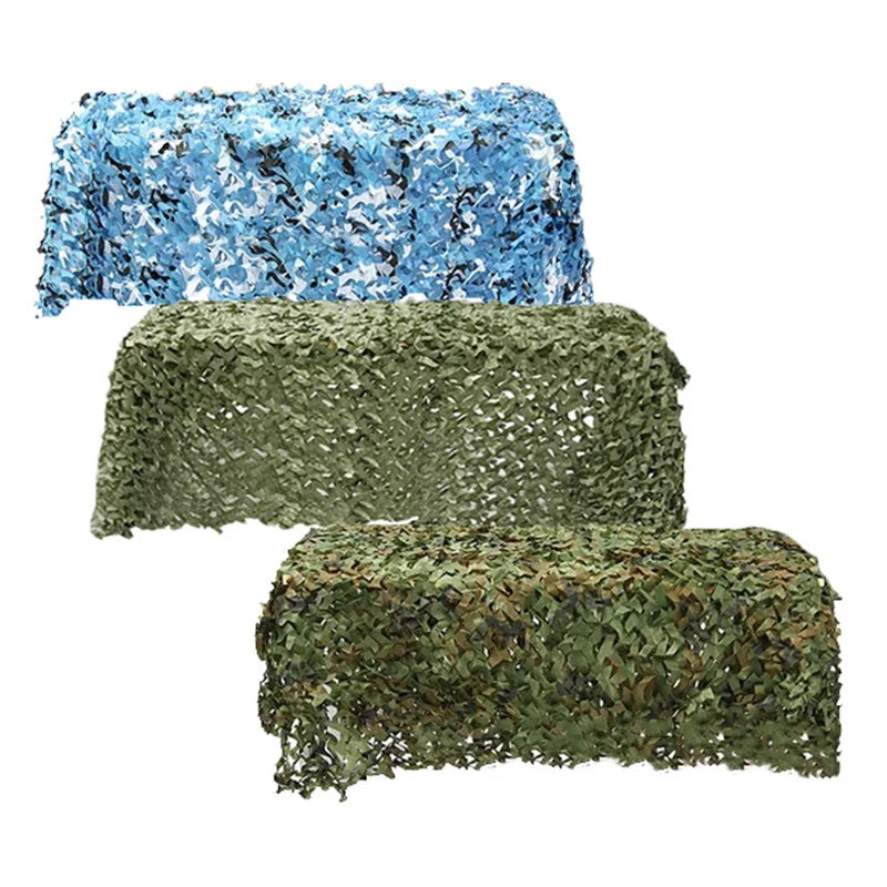 4x5m 2x3m Camouflage Net Camo Netting Army Nets Shade Mesh Hunting Garden Car Outdoor Camping Sun Shelter Tent