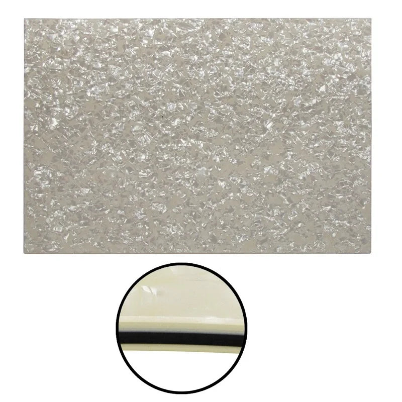 FLEOR 1PC Electric Guitar Bass Pickguard Scratch Plate Pickguard Material Blank Sheet Custom Plate 430x290x2.3mm for Guitar DIY