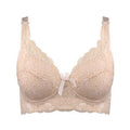 Hot Full cup thin underwear small bra plus size wireless adjustable lace Women's bra breast cover B C D cup Large size Lace Bras