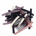 5 Colors Lace Wig Clips Steel Tooth Polyester Durable Cloth Wig Combs for Wig Making Tools Wig Accessories Tools 10pcs/lot