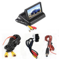 4.3 inch TFT LCD screen Car Monitor Rearview Reverse Parking Monitor with 2-channel Video Input,Camera optional