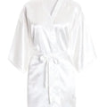 RB030 Sexy Large Size Sexy Satin Night Robe Lace Bathrobe Perfect Wedding Bride Bridesmaid Robes Dressing Gown For Women
