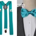 Suspenders Bow Tie Set Men Fashion Suspensorio for Man Boy Women Bowtie Braces Trousers Tirantes Wedding - Visuel 24 | SAMAG