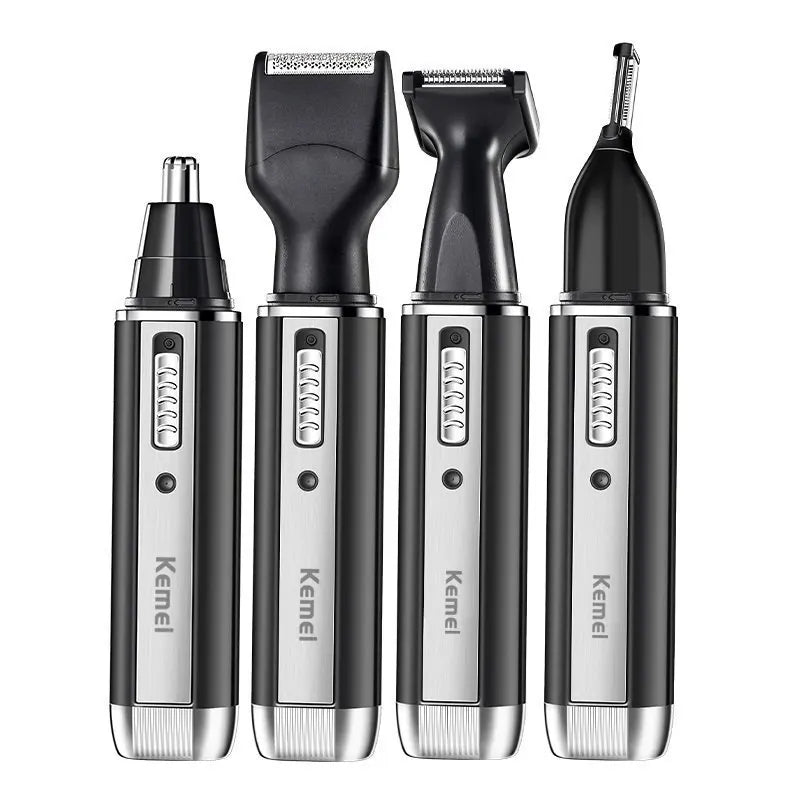 Kemei all in one grooming kit electric shaver for men razor rechargeable hair trimmer nose ear,beard,eyebrow, face shaving
