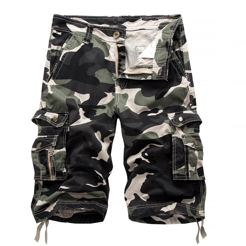 Summer Military Camo Cargo Shorts Fashion Camouflage | SAMAG