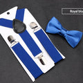 Kids Suspenders with Bowtie Fashion Children Bow Tie Set Boys Braces Girls Adjustable Baby Wedding - Visuel 22 | SAMAG