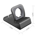 Aluminum Charger Stand for Apple Watch,Dock Station Charging Holder for iWatch Ultra 1 2/10/9/SE/8/7/6/5/4/3/2/1 Silicon Bracket