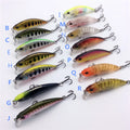 Tsurinoya 4PC 50mm 5g Sinking Minnow Artificial Bait for Trout Bass Fishing Wobbler Laser Hard Long Cast Fishing Lure DW63