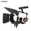 Andoer C500 Camera Camcorder Video Cage Rig Kit Matte Box+Follow Focus+jaula para sony A7IV/A7S/A7/A7R ILDC Camera