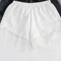 Silk Lace Shorts Women Underwear Safety Short Pants Summer Sexy Thin Loose Knicker Panties Under Skirt Shorts Boxer Brief Shorty