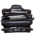 Fashion Genuine Leather Men A4 Office Bag Handbag Business Casual Men's Travel Bag 15.6" Laptop Shoulder Bags Tote Briefcase