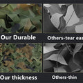 4x5m 2x3m Camouflage Net Camo Netting Army Nets Shade Mesh Hunting Garden Car Outdoor Camping Sun Shelter Tent