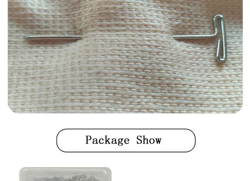 50pcs Tpins Long 32mm Silver T Shape Needles Pin For Wigs Hair Weaving Tools Salon Styling Tools Mannequin Head Wig Stand