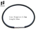 1.5/2/3mm Black Red Bracelet Stainless Steel Clasp For Women Man Couple Leather String Homme Hand Thread Male Jewelry Trending
