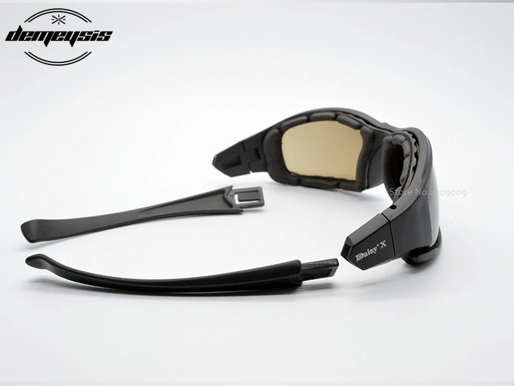 Daisy Tactical Polarized Glasses Outdoor Sport Goggles Sunglasses with 4 Lens Original Box Men Shooting Hiking Eyewear Gafas