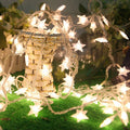 1.5m/3m/6m/10m LED Star String Lights Christmas Garland Battery USB Powered Wedding Party Curtain String Fairy Lamps For Home