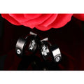 Vnox Cute Hoop Earrings For Women Men Stainless Steel Ear Cuff Brincos Huggie Jewelry