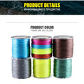 Angryfish 9 Strands Weaves Braided 500M/547YD Fishing Line Super Strong PE Line 15LB-70LB Braided Fishing Thread