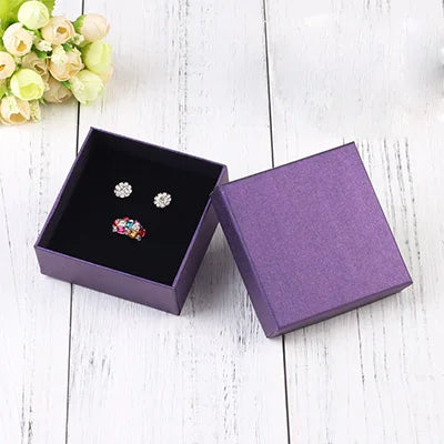 10pcs Jewelry Organizer Boxes For Women Necklace Earrings Bracelets Girls Gift Box Travel Accessories Jewelry Sponge Case