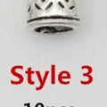 10pcs/pack Antique Silver different 10 styles hair braid dread dreadlock beads rings tube approx 5.9-6.4mm inner hole jewelry