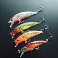 Tsurinoya 4PC 50mm 5g Sinking Minnow Artificial Bait for Trout Bass Fishing Wobbler Laser Hard Long Cast Fishing Lure DW63