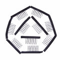 5 Colors Lace Wig Clips Steel Tooth Polyester Durable Cloth Wig Combs for Wig Making Tools Wig Accessories Tools 10pcs/lot