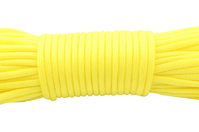 CAMPINGSKY Paracord 4mm 100ft 550 Paracord Parachute Cord Lanyard Rope for Hiking Camping