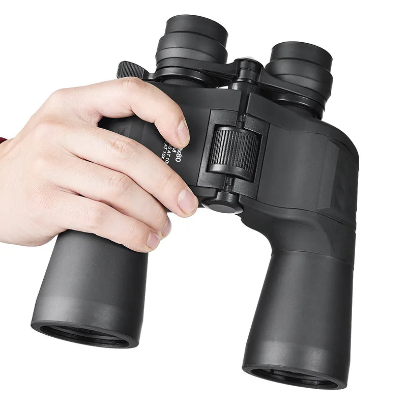 Maifeng 10-120X80 Long Range Power Zoom High Magnification Binoculars Hunting Telescope Porro Prism Optical Glasses 50mm 11mm