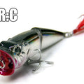 BEARKING Hot Model Retail  fishing lures,hard bait assorted colors, popper 70mm 11g, Floating topwater baits