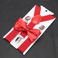 Kids Suspenders with Bowtie Fashion Children Bow Tie Set Boys Braces Girls Adjustable Baby Wedding - Visuel 5 | SAMAG