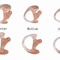 2pcs Silicone Earmold Earbud for all Two-Way Walkie Talkie Radio Air Acoustic Coil Tube Earpiece Ear Mold Headphone