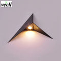 Creative Triangle Wall Lamp Nordic Led Wall Light Living Room Background Bedside Lamps Stairs Indoor Bra Wall Sconce Lighting