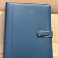 Creative Leather A4 File folder Padfolio multifunction organizer planner notebook ring binder Busniess School office Supplies