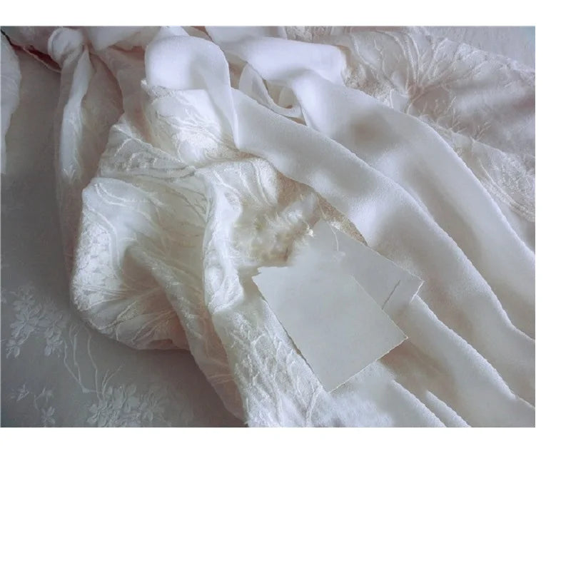Autumn Spring Women's Luxury Deep V Soft Silk Robes Three Quarter Sleeve Floral Nightgowns Home Clothes 032