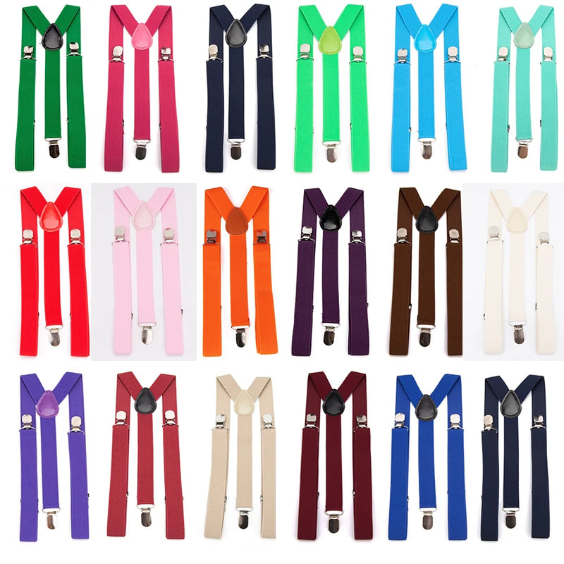 Suspenders Bow Tie Set Men Fashion Suspensorio for Man Boy Women Bowtie Braces Trousers Tirantes Wedding - Visuel 2 | SAMAG