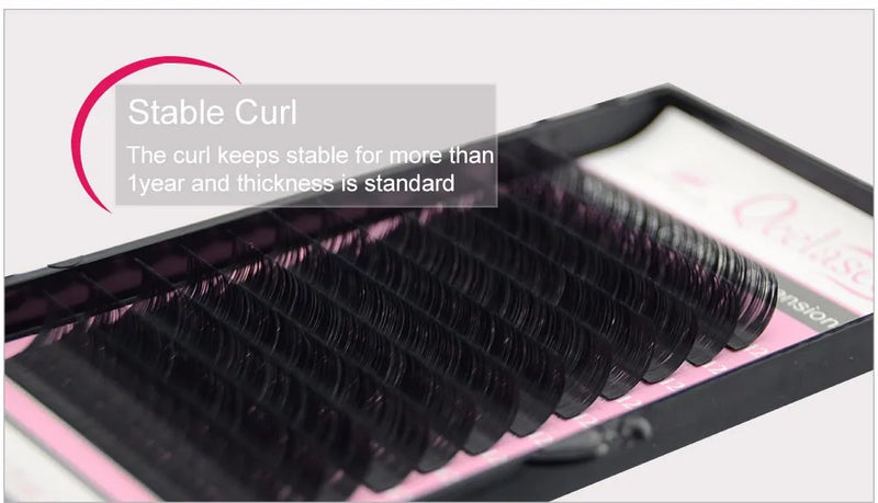 All Size 10 Trays Wholesale Volume Lashes Extension 3D Mink False Eyelashes Individual Eyelash Beauty Brand Factory Supplies