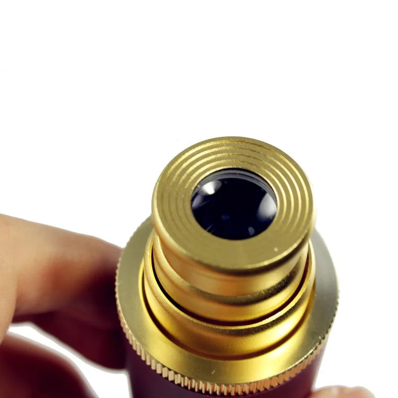 Pirates of The Caribbean 25x30 Telescopio Monocular Telescope Optics Spyglass Nautical Brass Maritime Outdoor Camping Genuine