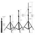 Photography 50x70CM Softbox Lighting Kits System Soft box Professional Continuous Light Use For Photo Studio Portrait Shooting
