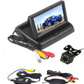 4.3 inch TFT LCD screen Car Monitor Rearview Reverse Parking Monitor with 2-channel Video Input,Camera optional